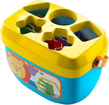 Balde Primeiros Blocos - Fisher-Price - 20cm - 10 Blocos