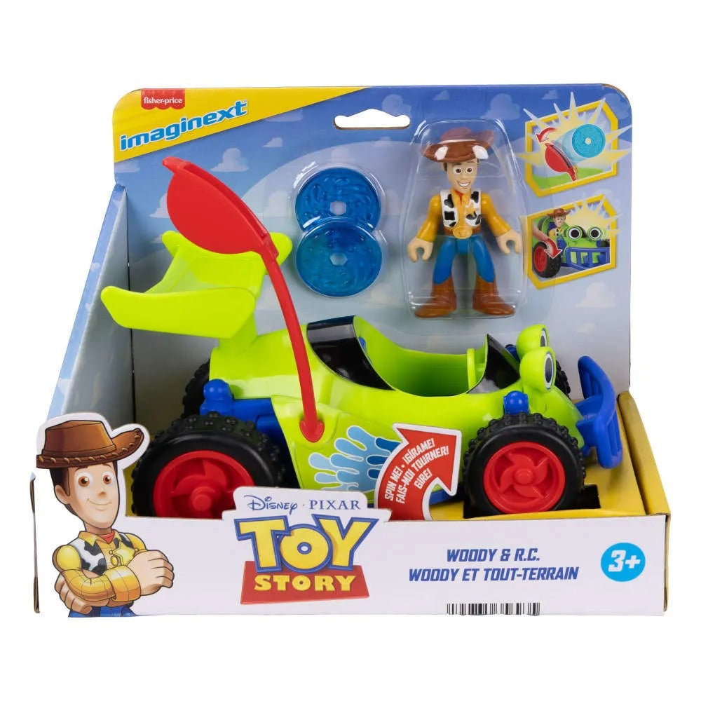 Boneco E Carrinho - Imaginext - Toy Story 5 - Woody E R.C. - Mattel