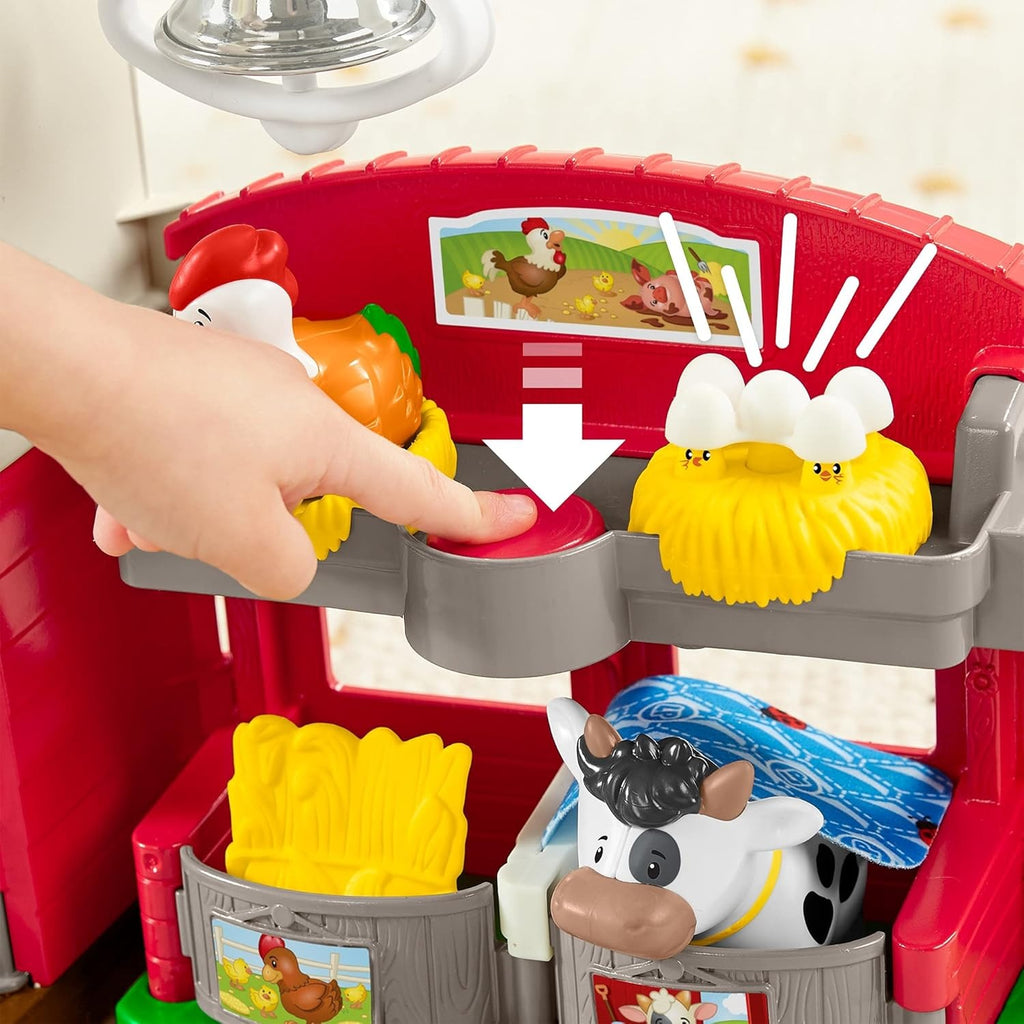 Little People, Cuidados com Animais de Fazenda, Fisher-Price, Brinquedo para Bebês, A partir de 1 ano
