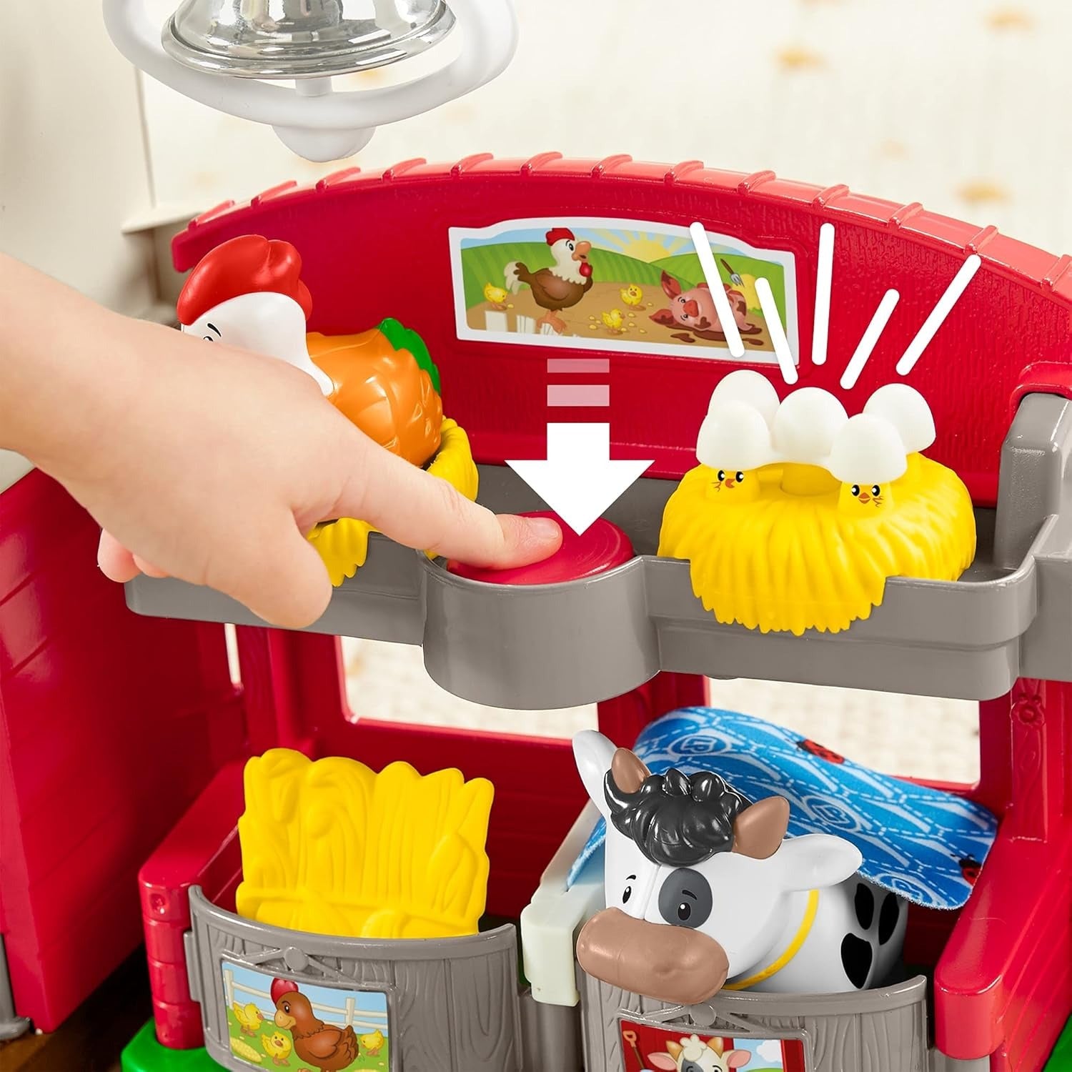 Little People, Cuidados com Animais de Fazenda, Fisher-Price, Brinquedo para Bebês, A partir de 1 ano