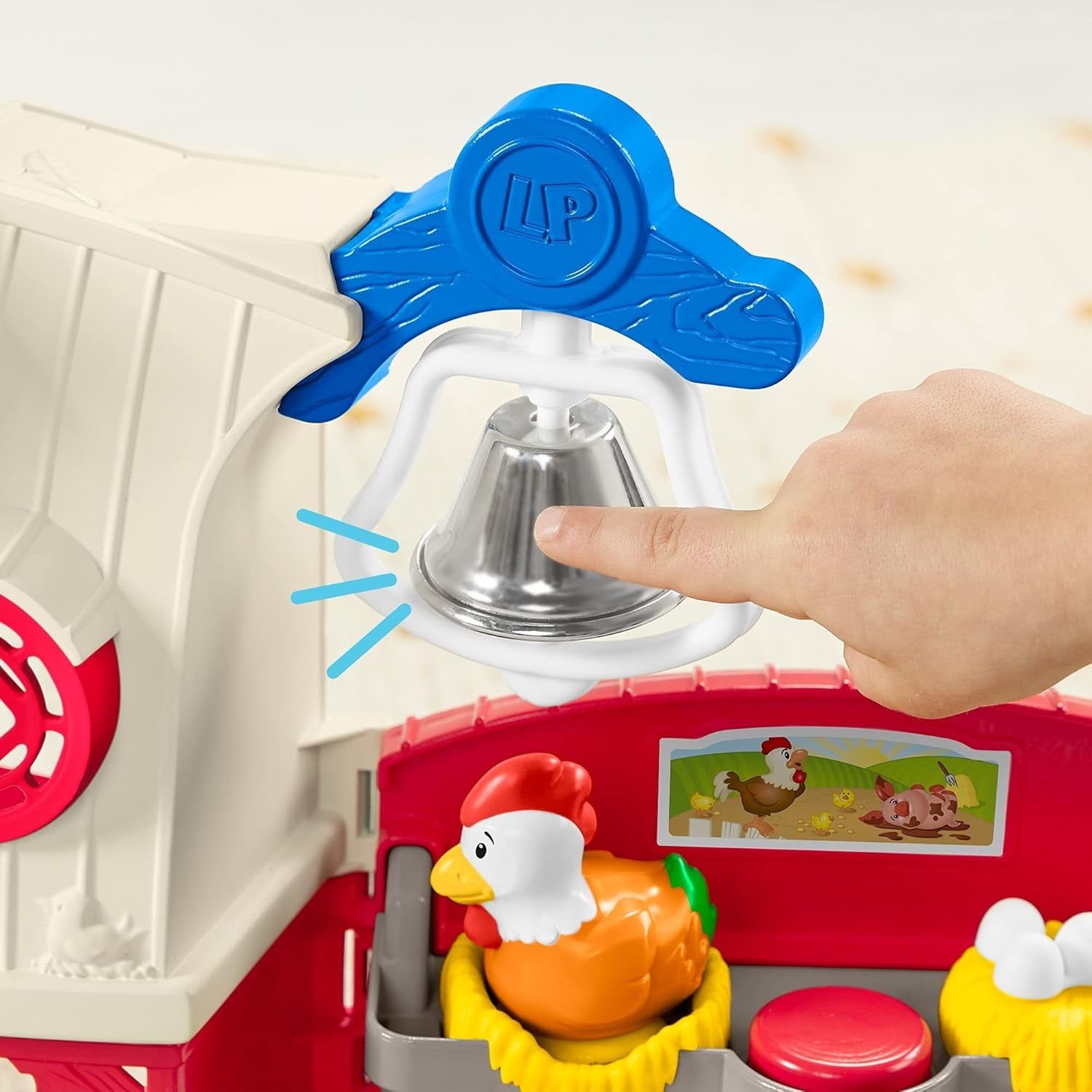 Little People, Cuidados com Animais de Fazenda, Fisher-Price, Brinquedo para Bebês, A partir de 1 ano