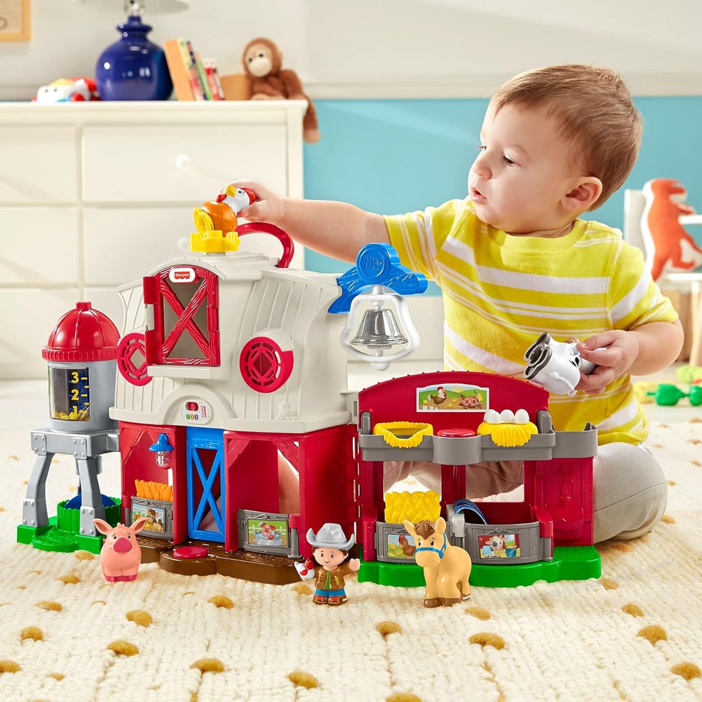Little People, Cuidados com Animais de Fazenda, Fisher-Price, Brinquedo para Bebês, A partir de 1 ano