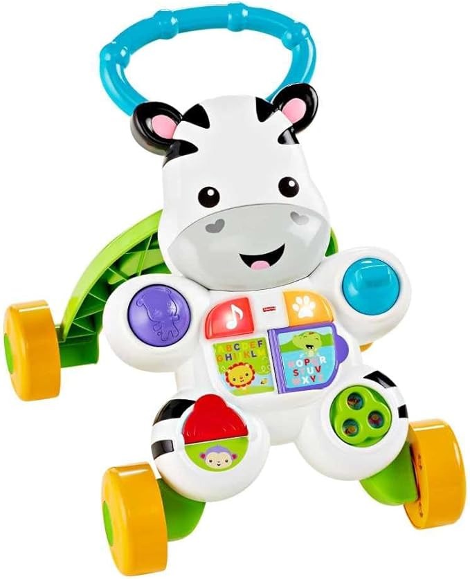 Fisher-Price Brinquedo para Bebês Apoiador Zebra para crianças a partir de 6 meses
