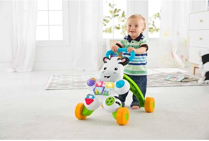 Fisher-Price Brinquedo para Bebês Apoiador Zebra para crianças a partir de 6 meses