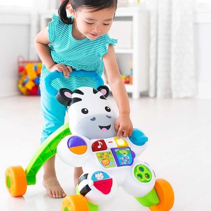 Fisher-Price Brinquedo para Bebês Apoiador Zebra para crianças a partir de 6 meses