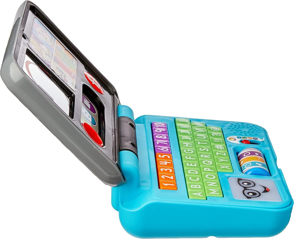 Fisher-Price Aprender e Brincar Brinquedo para Bebês Laptop De Aprendizagem para crianças a partir de 6 meses
