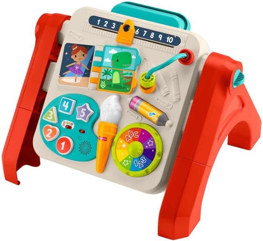 Fisher-Price Brinquedo para Bebês Mesa de Atividades 4 em 1 para crianças a partir de 6 meses
