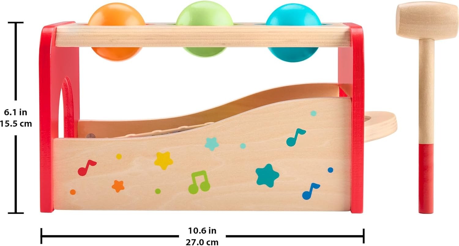 Fisher-Price Brinquedo para Bebês Mesa de Atividades Surpresa de Madeira para crianças a partir de 18 meses