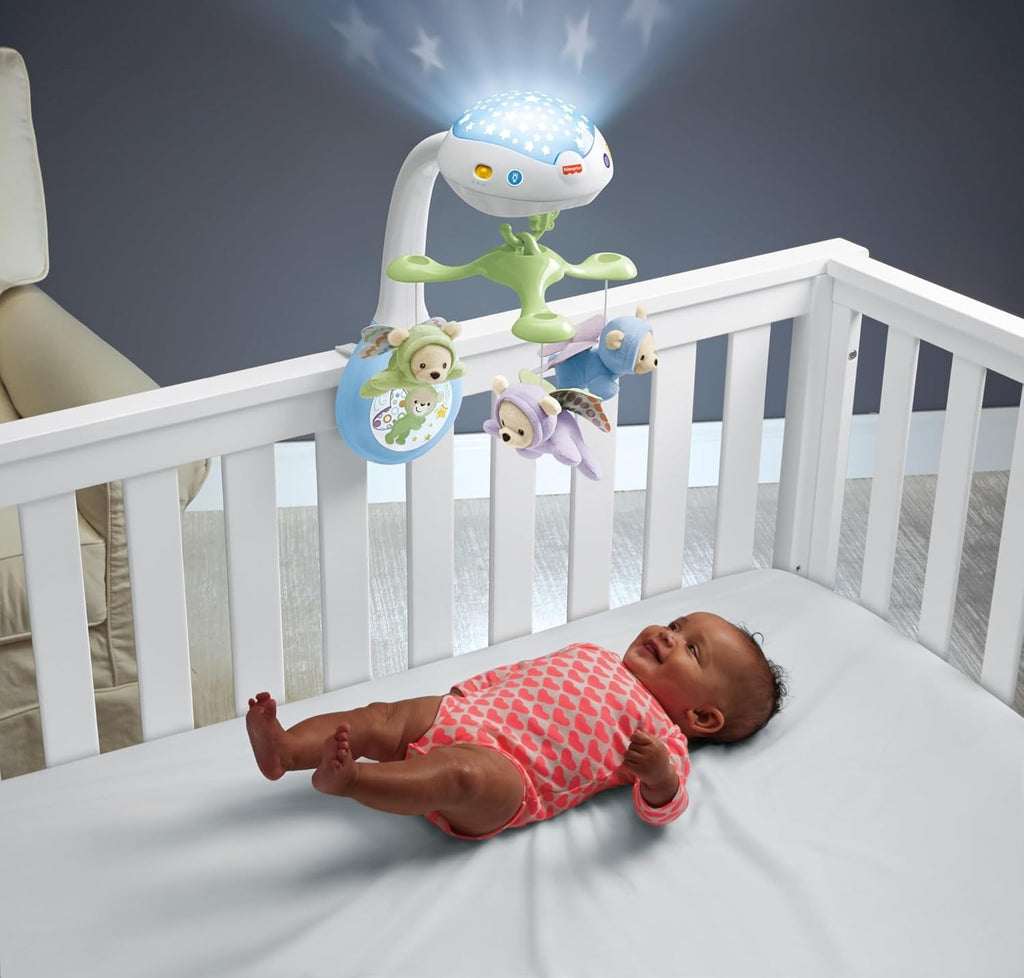 Super Móbile Ursinhos Fofinhos 3 em 1 Fisher Price, Mattel, Branco