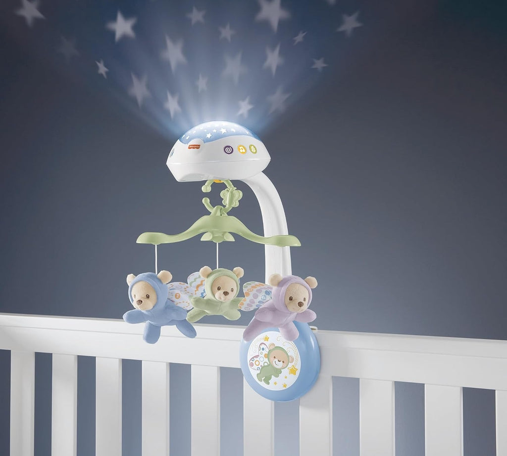 Super Móbile Ursinhos Fofinhos 3 em 1 Fisher Price, Mattel, Branco