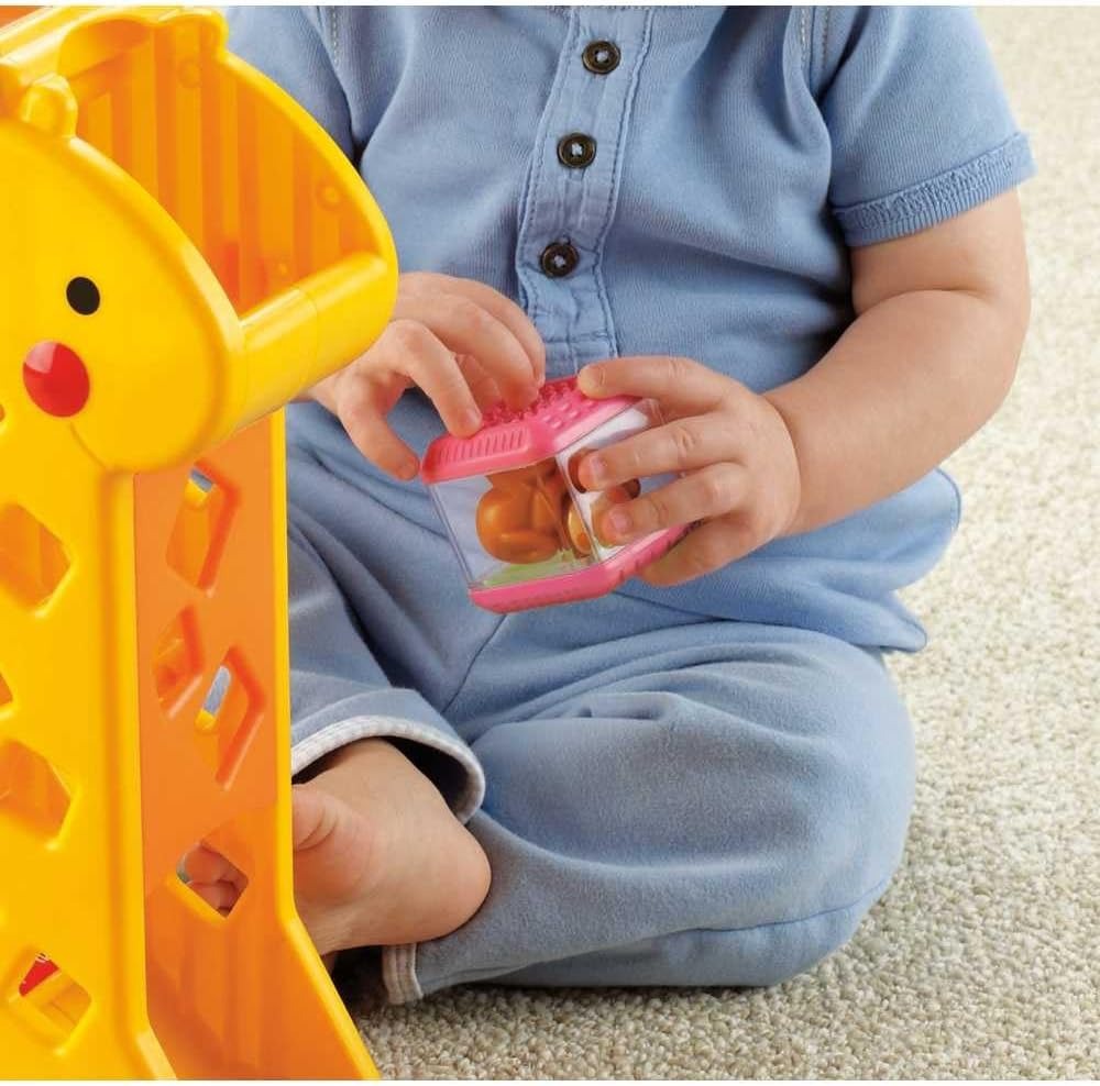 Fisher-Price Brinquedo para Bebês Girafa com Blocos para crianças a partir de 6 meses