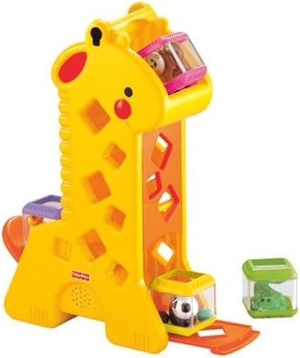 Fisher-Price Brinquedo para Bebês Girafa com Blocos para crianças a partir de 6 meses