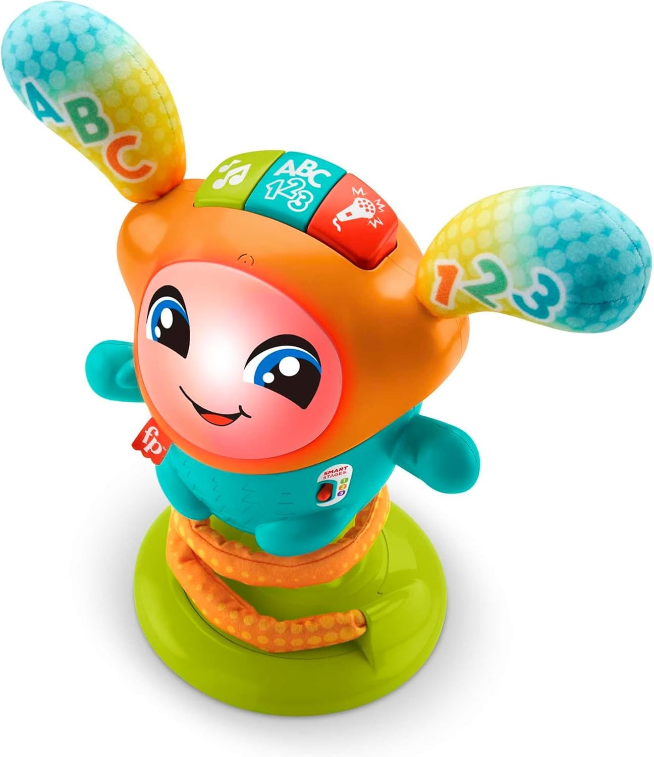 Fisher-Price Brinquedo de bebê Dj Bouncy Pular e Aprender