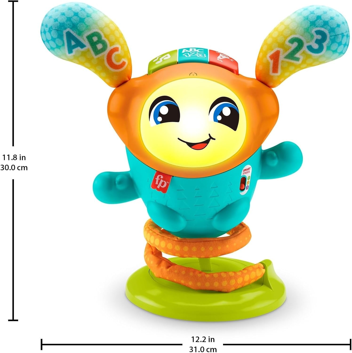 Fisher-Price Brinquedo de bebê Dj Bouncy Pular e Aprender