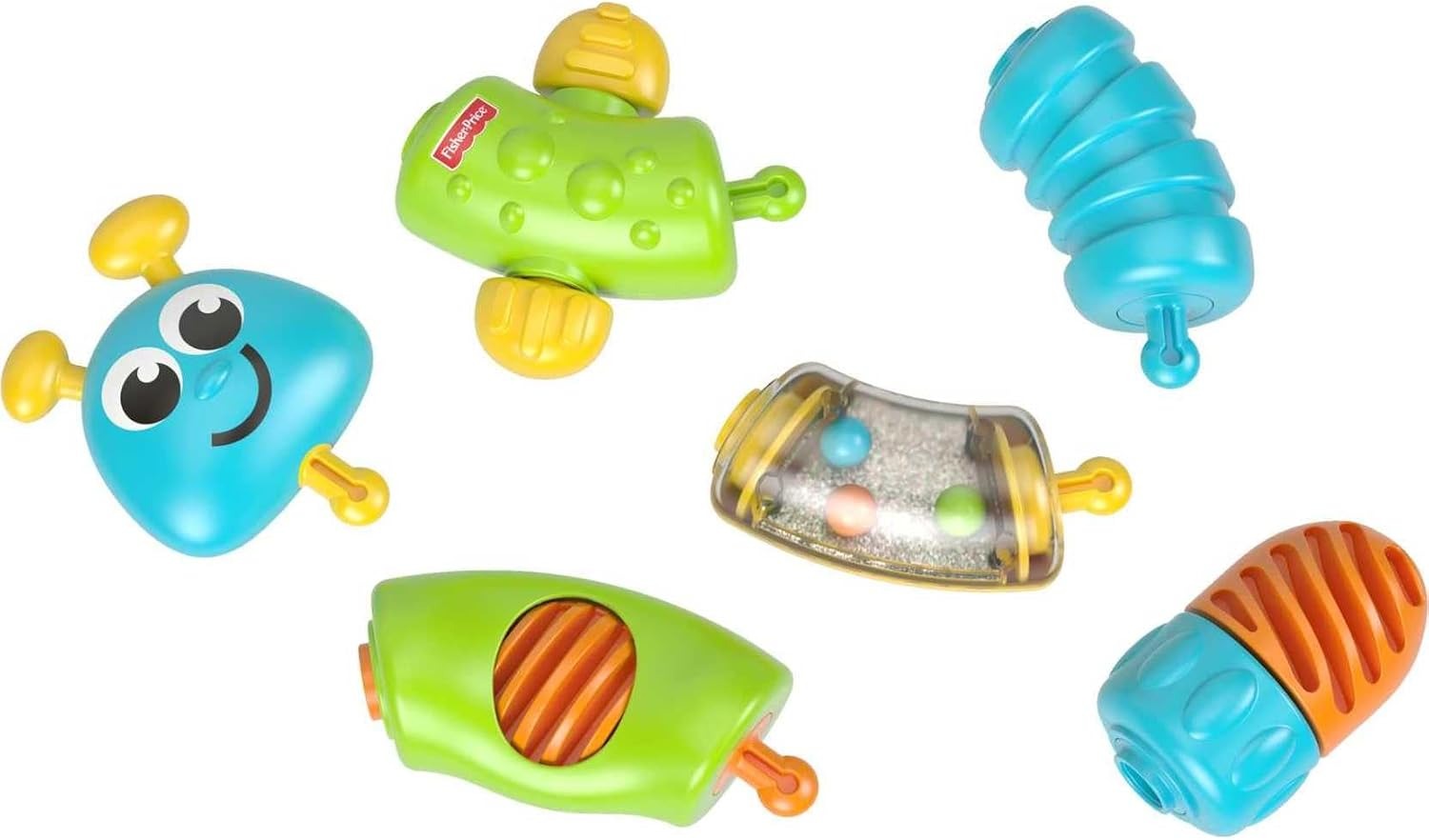 Centopeia de Atividades Fisher Price, Mattel, Amarelo