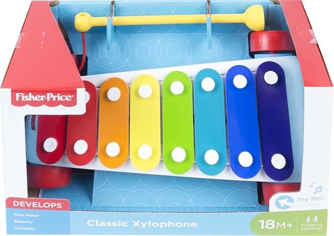 Fisher-Price Brinquedo para Bebês Novo Xilofone para crianças a partir de 18 meses