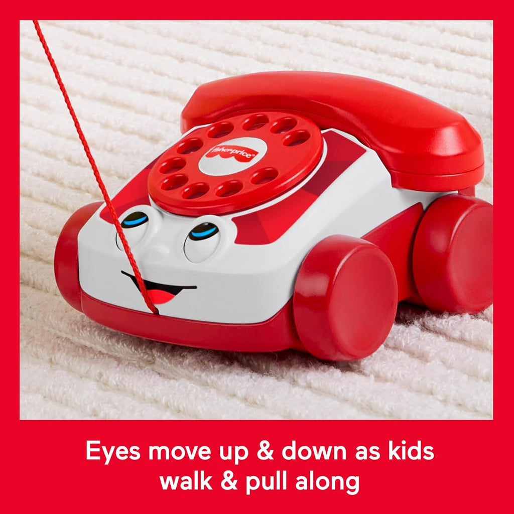 Fisher-Price Brinquedo para Bebês Telefone Falante Vermelho para crianças a partir de 1 ano