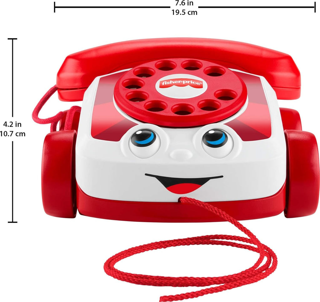 Fisher-Price Brinquedo para Bebês Telefone Falante Vermelho para crianças a partir de 1 ano