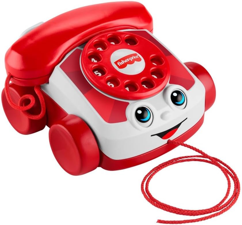 Fisher-Price Brinquedo para Bebês Telefone Falante Vermelho para crianças a partir de 1 ano