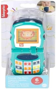 Fisher-Price, Brinquedo Celular dos Animais com Toques e Sons para Bebês, Mattel