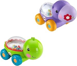 Animais Bolinhas Divertidas Brinquedo Bebês Fisher-Price. Com bolas coloridas, sons e movimento que incentivam o engatinhar. Ideal a partir dos 6 meses.