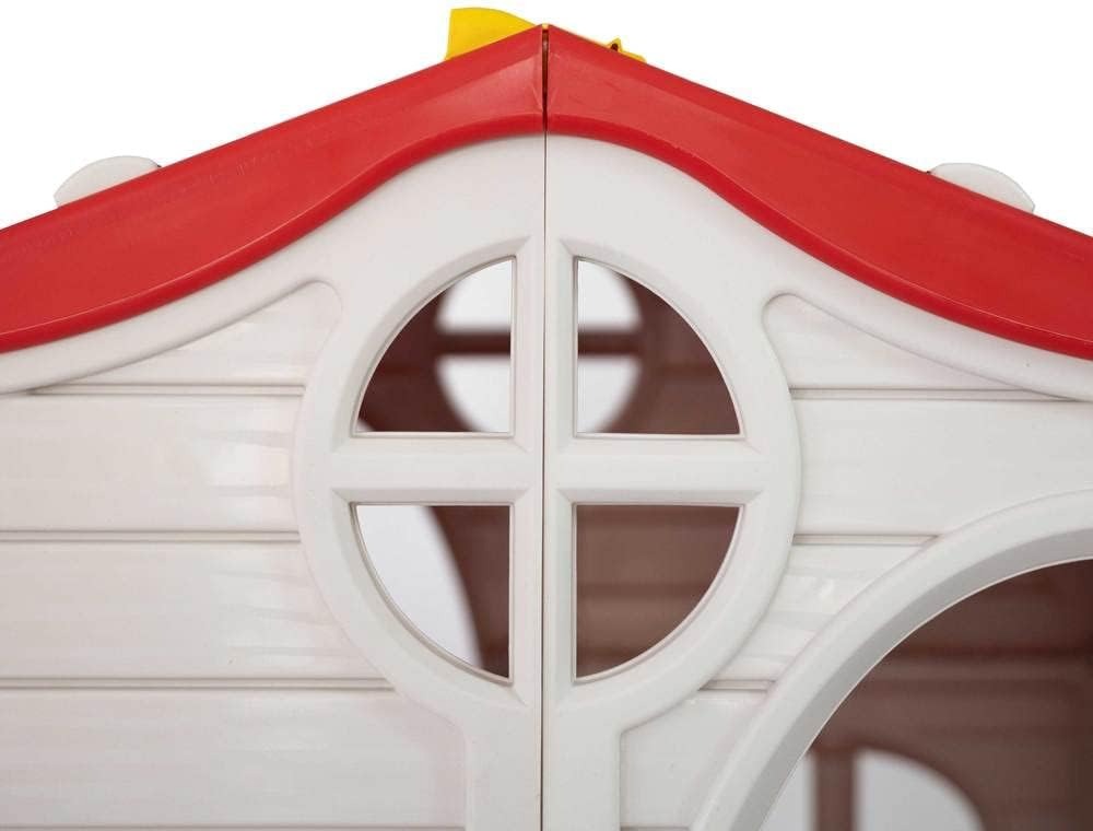 Cosco Kids, Casinha Portátil Kids, Playhouse, Bege e Vermelha