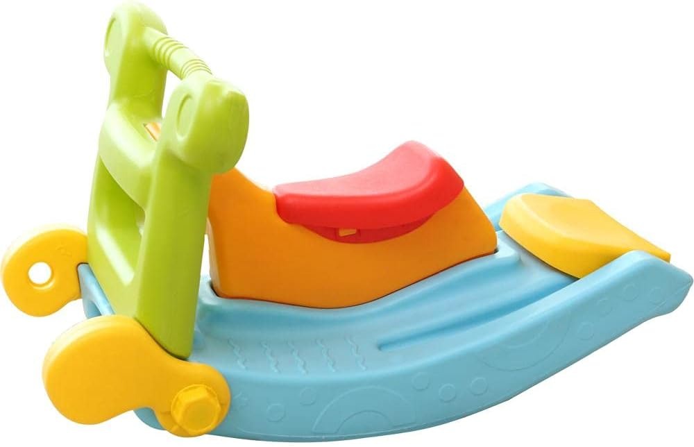 Playgrung Escorregador e Gangorra Infantil, Importway, Multicor