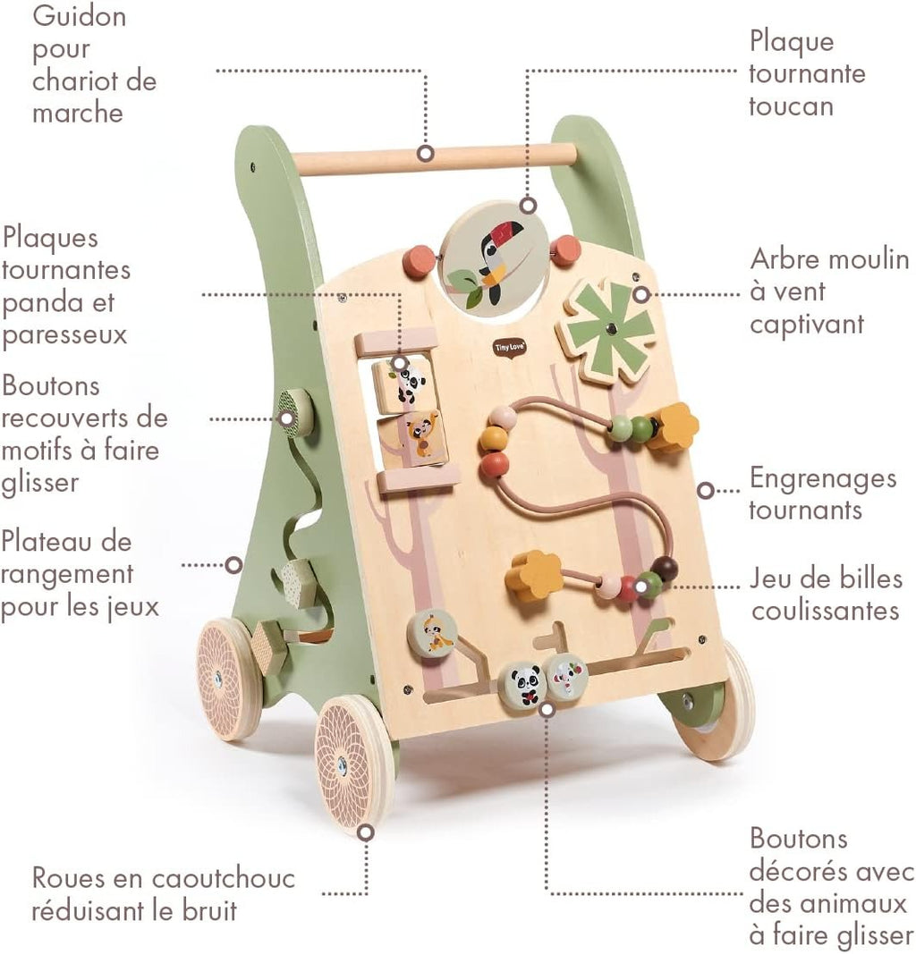 Tiny Love, Andador Multifuncional de Madeira, Boho Chic