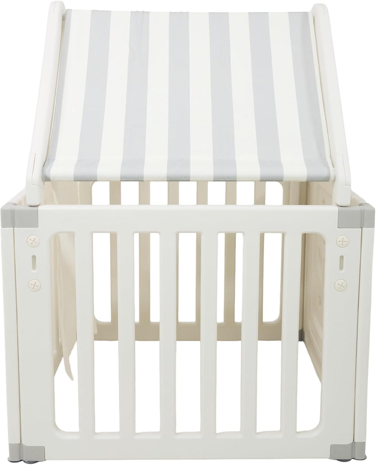 Freso Casinha Estilo Cabana com Cercado Infantil. Ideal para Quartos e Brinquedotecas. Estrutura Resistente, Fácil de Limpar e Espaço Seguro para Crianças Brincarem Dentro de Casa