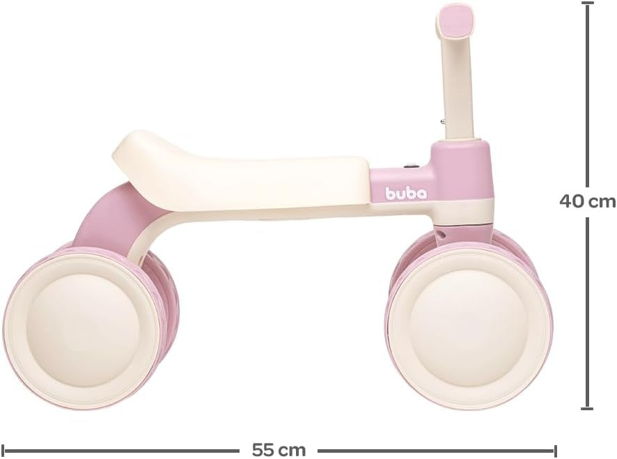 Buba, Bicicleta De Equilíbrio Com Som Rosa