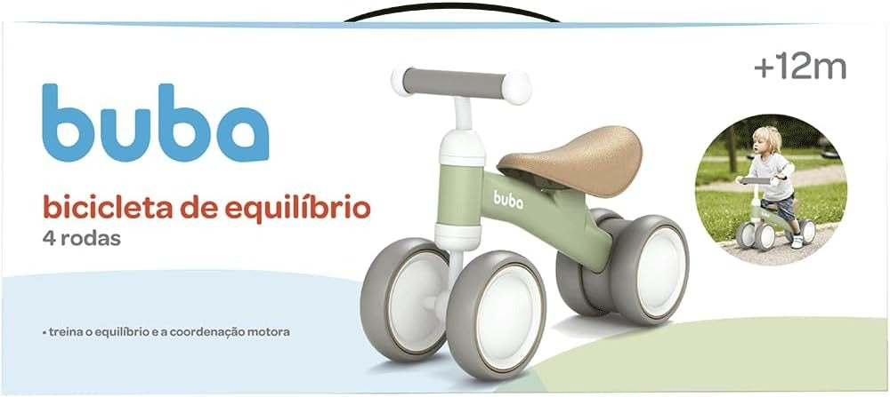 Bicicleta De Equilibrio Buba, 4 Rodas