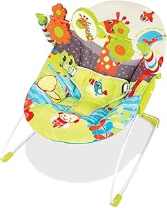 Mastela Cadeira de Balanço para Bebê Zoo Floresta Encantada com Vibração, Música e Móbile – Até 11kg