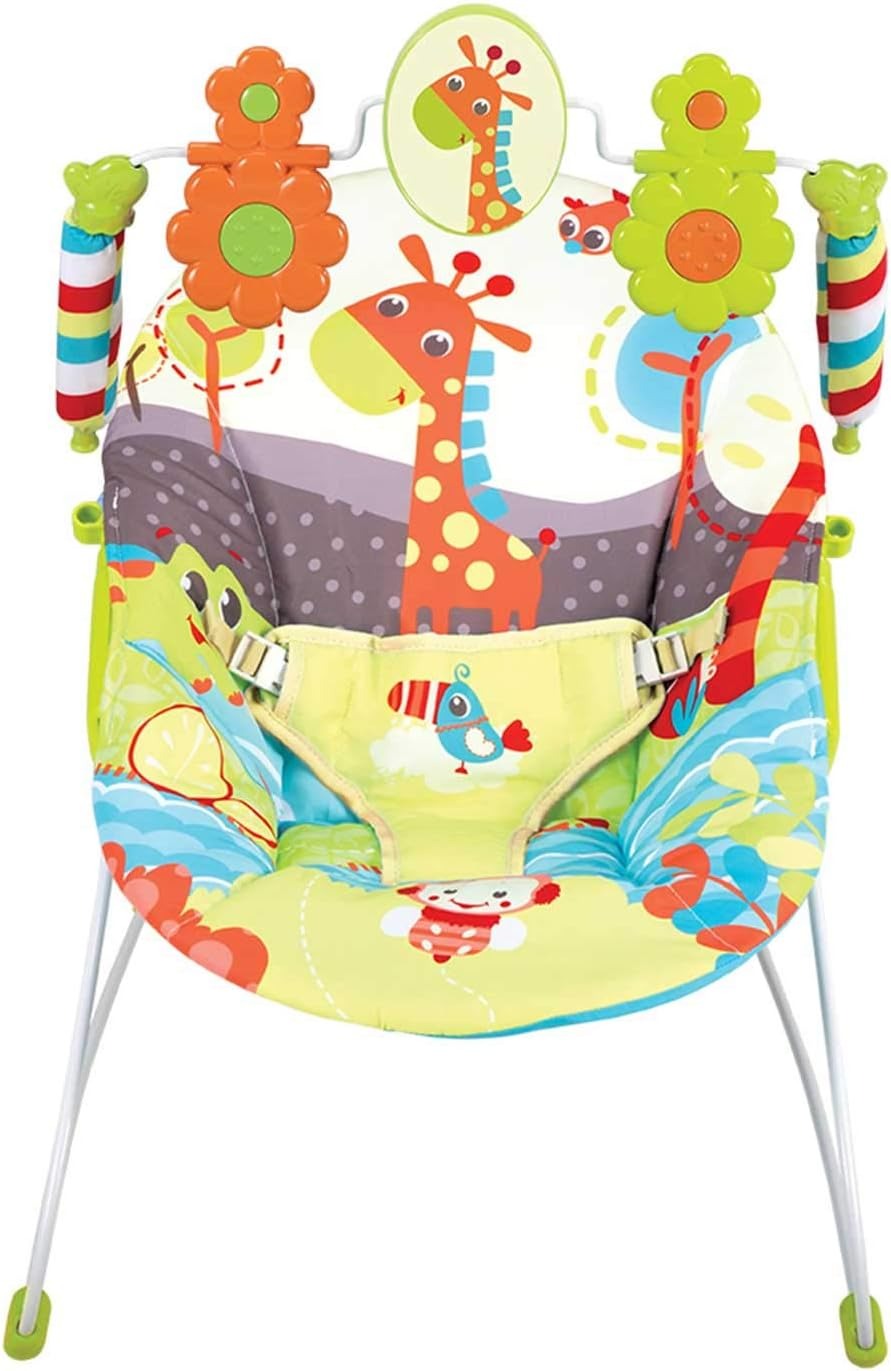 Mastela Cadeira de Balanço para Bebê Zoo Floresta Encantada com Vibração, Música e Móbile – Até 11kg