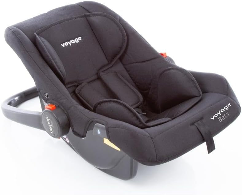 Bebê Conforto Infantil Cadeirinha para Carro Beta Preto Mescla Voyage