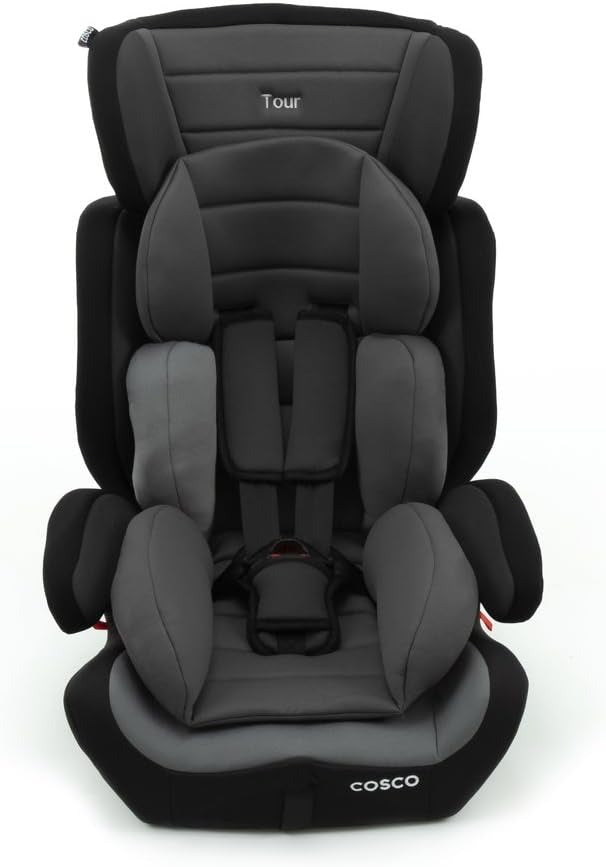 Cosco Kids, Cadeirinha Tour, 9 a 36 Kg, Cinza e Preto