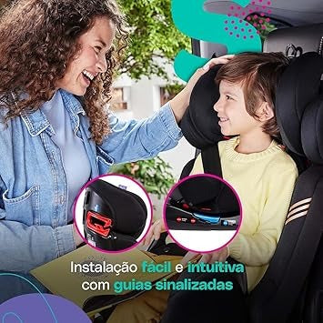 Cosco Kids, Cadeirinha Progress, 0 a 36kg, Preto
