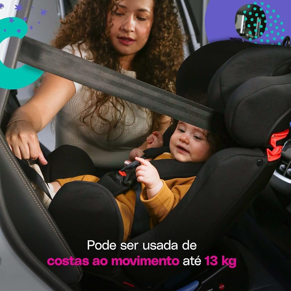 Cosco Kids, Cadeirinha Progress, 0 a 36kg, Preto