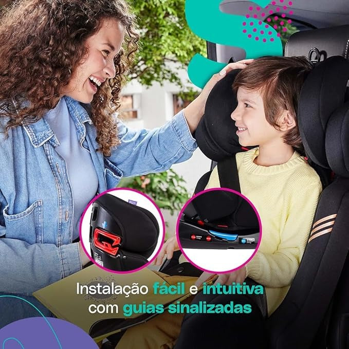 Cosco Kids, Cadeirinha Progress, 0 a 36kg, Preto