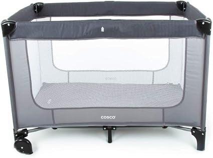 Cosco Kids, Berço Portátil Happy, 0 a 15kg , Cinza