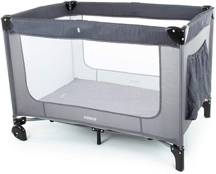 Cosco Kids, Berço Portátil Happy, 0 a 15kg , Cinza